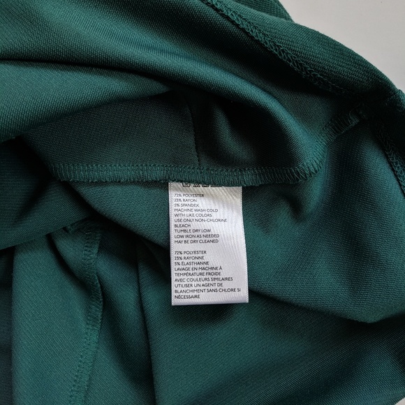 Teal mini skirt with pockets - Picture 5 of 5